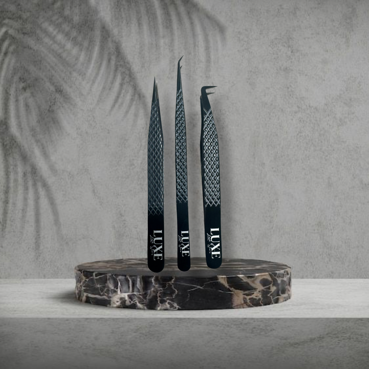 Matte Black Lash Tweezers